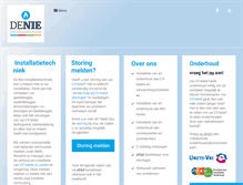 Tablet Screenshot of denie.nl